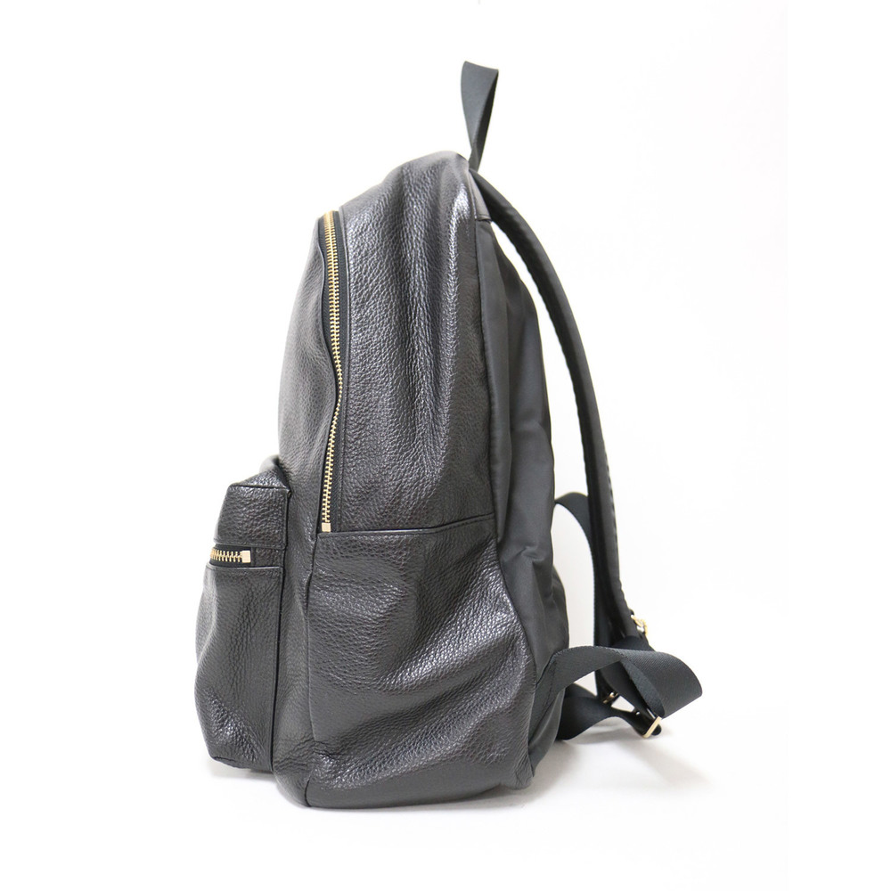 COACH bag, black, leather, backpack, grained genuine ladies - Picture 2 of 9